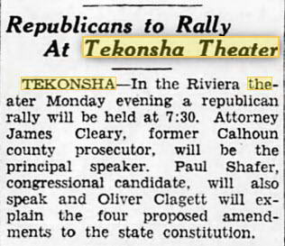 Riviera Theater - 01 Nov 1936 Article (newer photo)